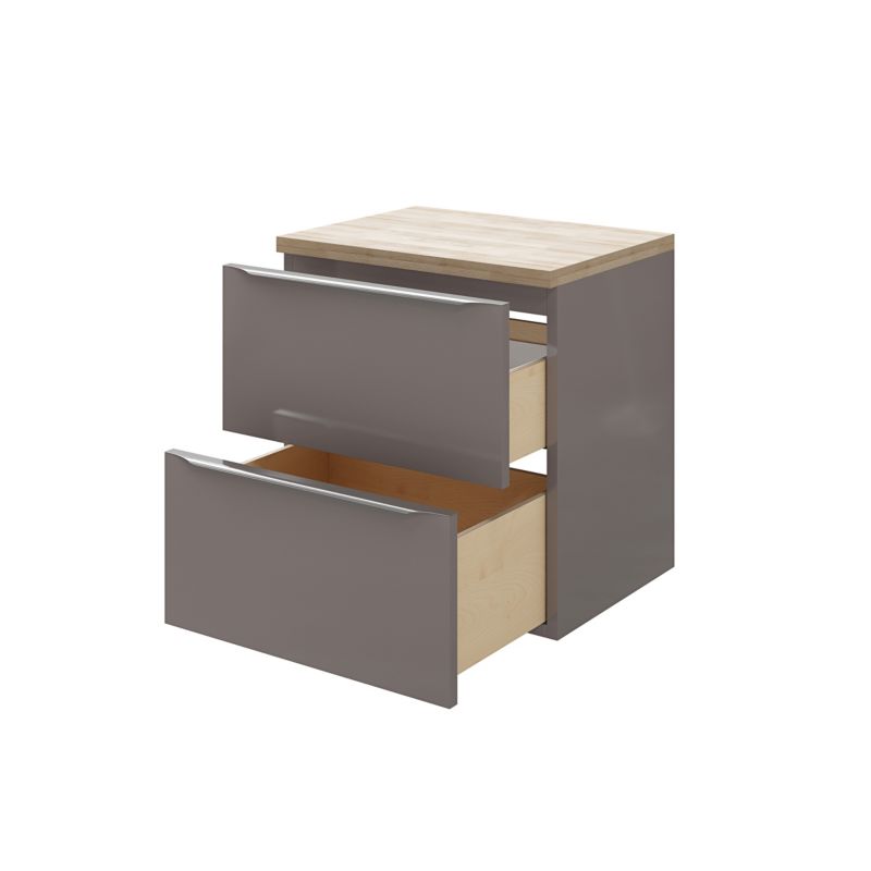 Szafka pod umywalkę GoodHome Imandra wisząca 60 cm antracyt