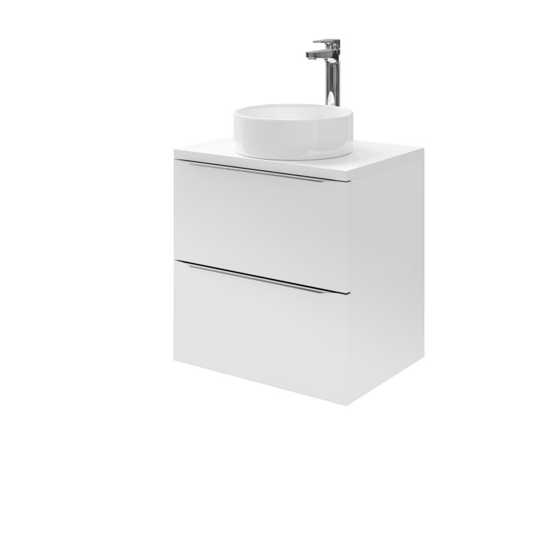 Szafka pod umywalkę GoodHome Imandra wisząca 60 cm biała