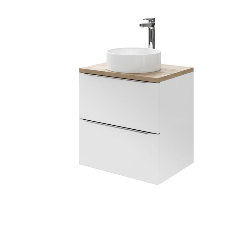 Szafka pod umywalkę GoodHome Imandra wisząca 60 cm biała