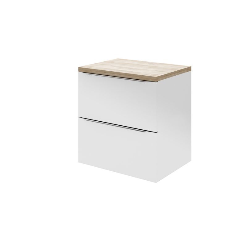 Szafka pod umywalkę GoodHome Imandra wisząca 60 cm biała