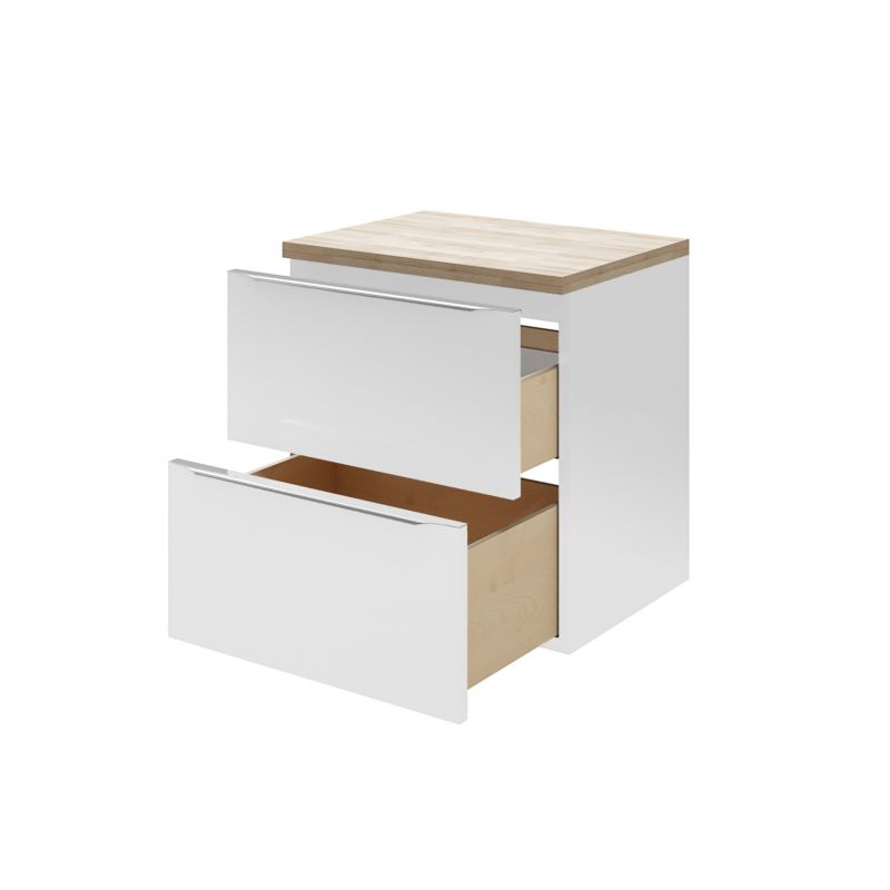 Szafka pod umywalkę GoodHome Imandra wisząca 60 cm biała