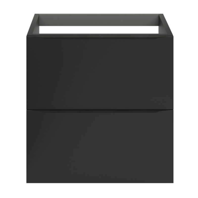 Szafka pod umywalkę GoodHome Imandra wisząca 60 cm czarny mat