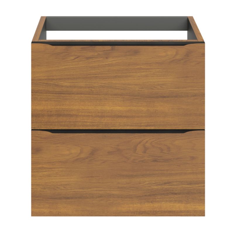 Szafka pod umywalkę Goodhome Imandra wisząca 60 cm orzech