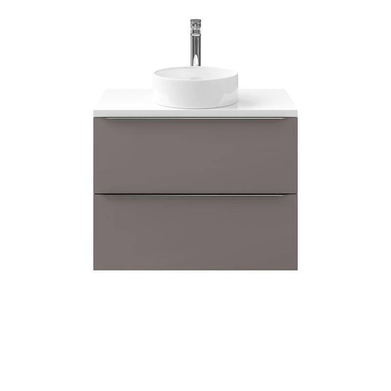 Szafka pod umywalkę GoodHome Imandra wisząca 80 cm antracyt
