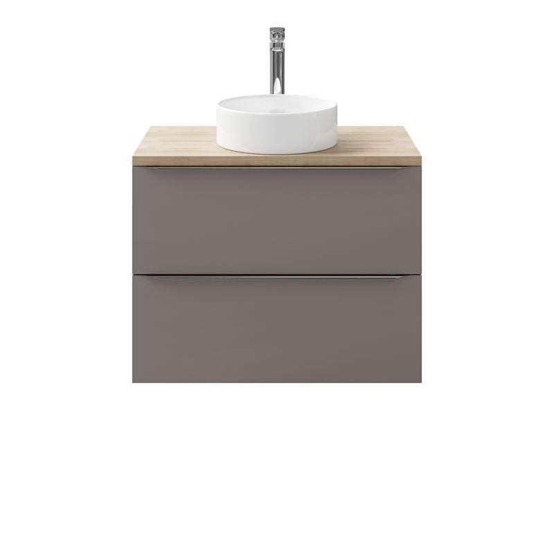 Szafka pod umywalkę GoodHome Imandra wisząca 80 cm antracyt