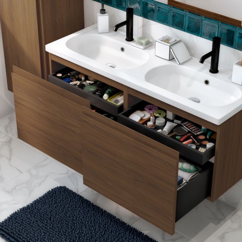 Szafka pod umywalkę GoodHome Levanna 120 cm orzech
