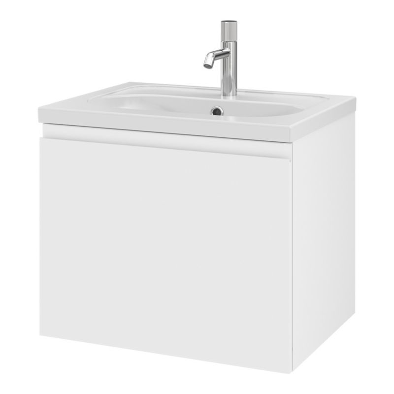 Szafka pod umywalkę GoodHome Levanna 60 cm biała