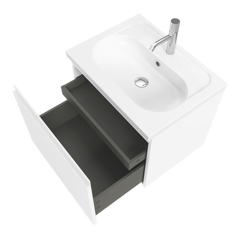 Szafka pod umywalkę GoodHome Levanna 60 cm biała