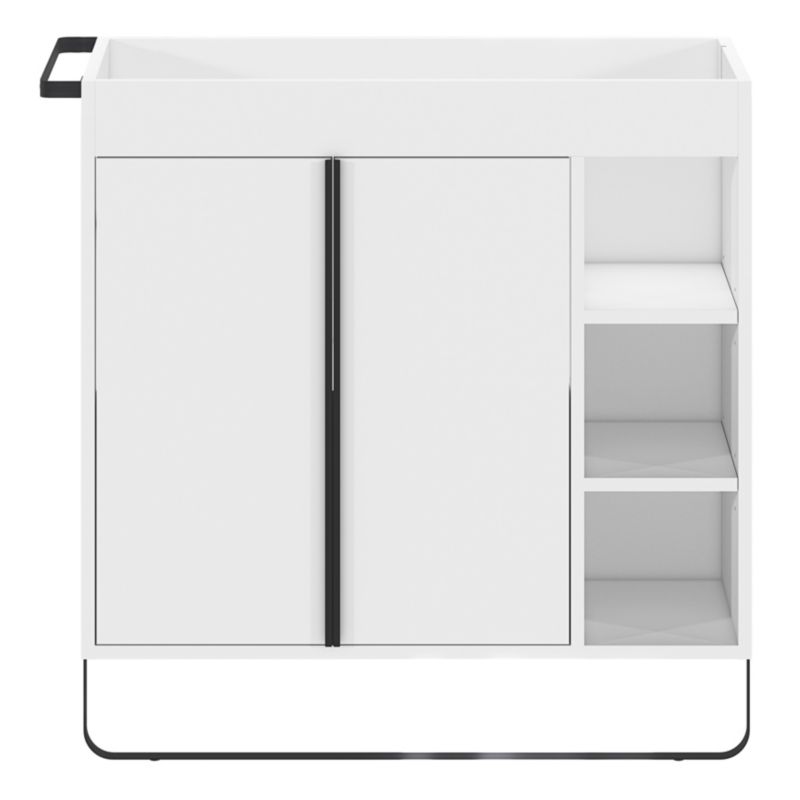 Szafka pod umywalkę GoodHome Maza stojąca 80 x 36 cm biała