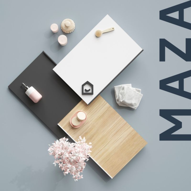 Szafka pod umywalkę GoodHome Maza stojąca 80 x 36 cm dąb