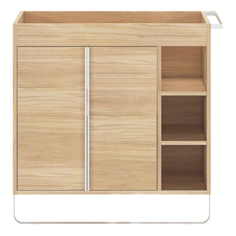 Szafka pod umywalkę GoodHome Maza stojąca 80 x 36 cm dąb