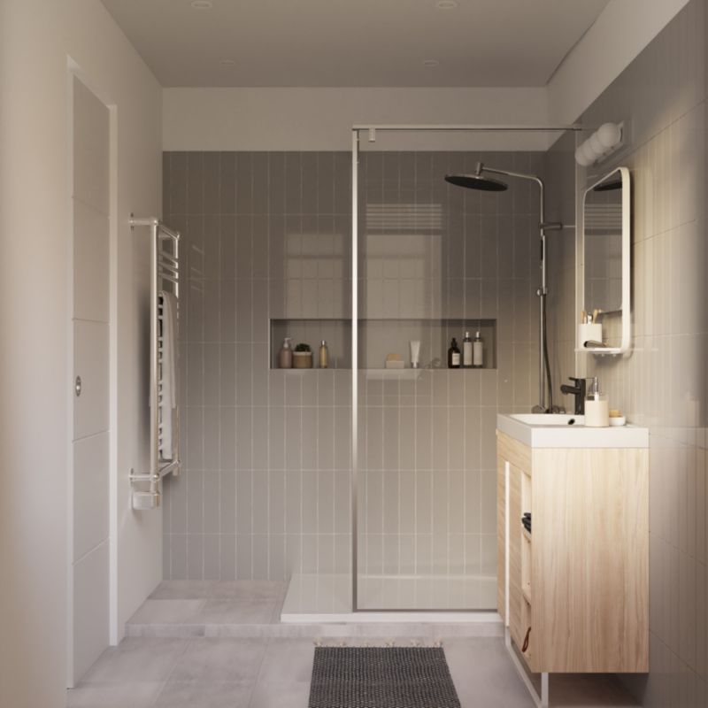 Szafka pod umywalkę GoodHome Maza stojąca 80 x 36 cm dąb
