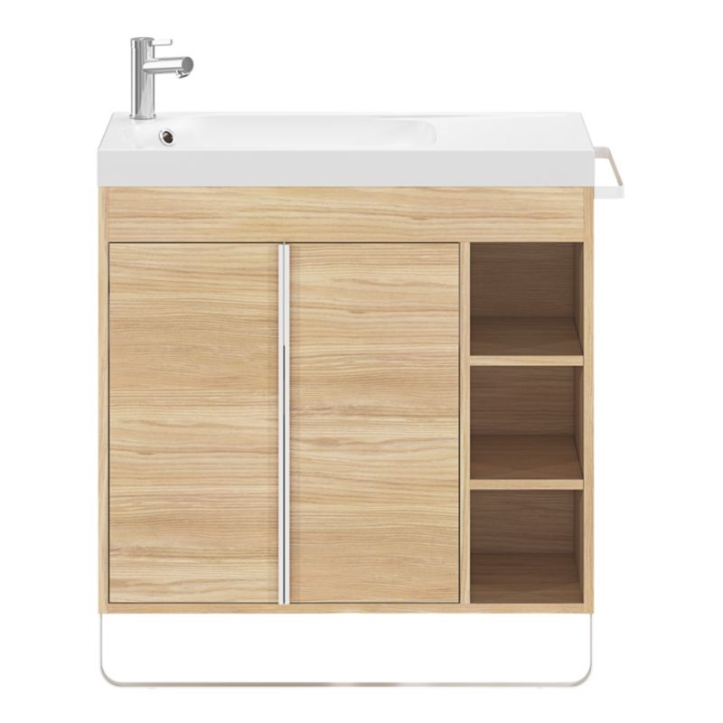 Szafka pod umywalkę GoodHome Maza stojąca 80 x 36 cm dąb