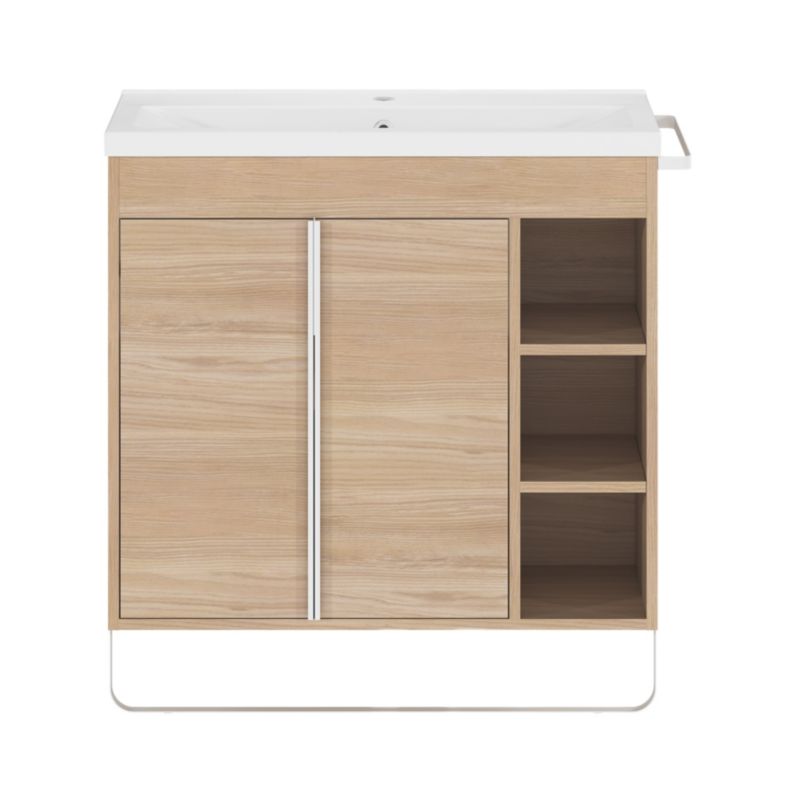 Szafka pod umywalkę GoodHome Maza stojąca 80 x 36 cm dąb
