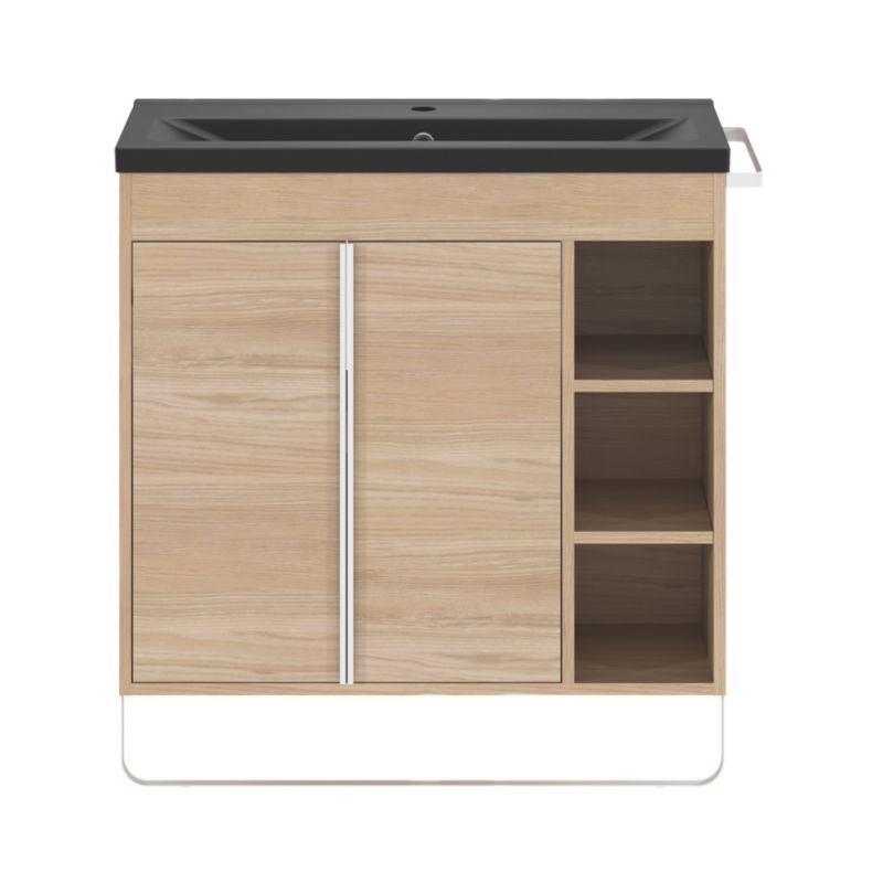 Szafka pod umywalkę GoodHome Maza stojąca 80 x 36 cm dąb
