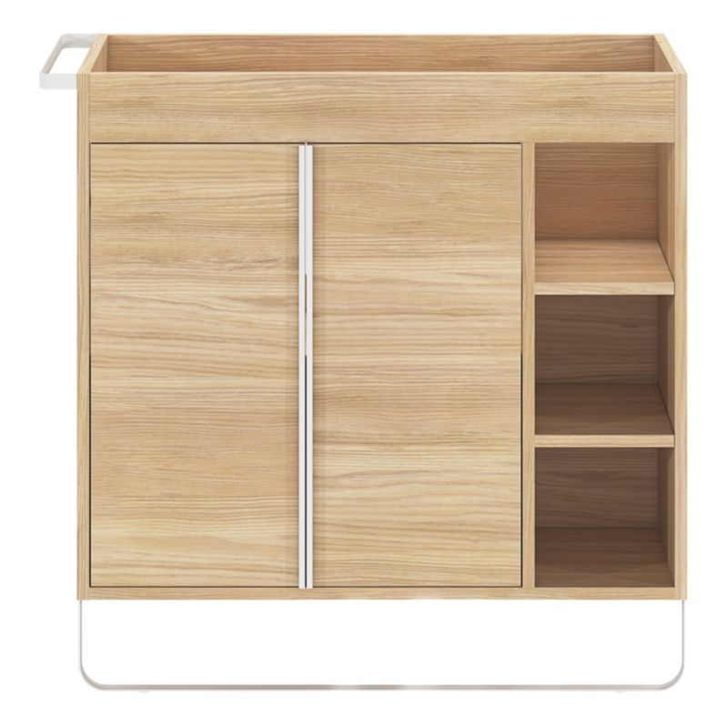 Szafka pod umywalkę GoodHome Maza stojąca 80 x 36 cm dąb
