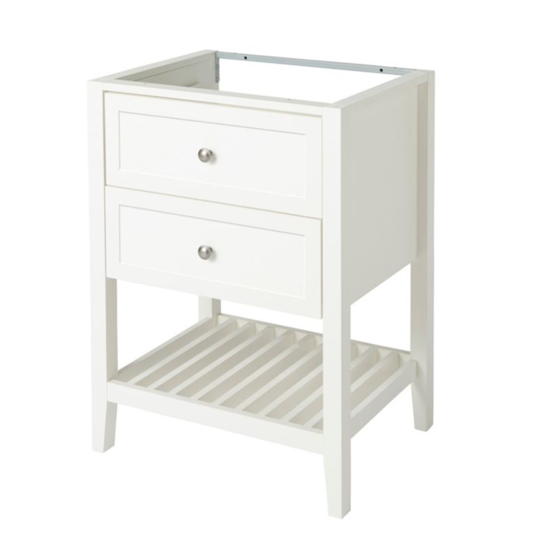 Szafka pod umywalkę GoodHome Perma 60 cm biała