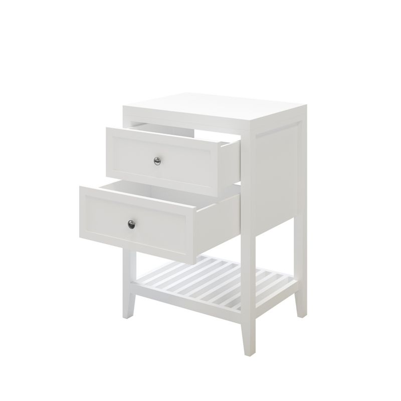 Szafka pod umywalkę GoodHome Perma 60 cm biała