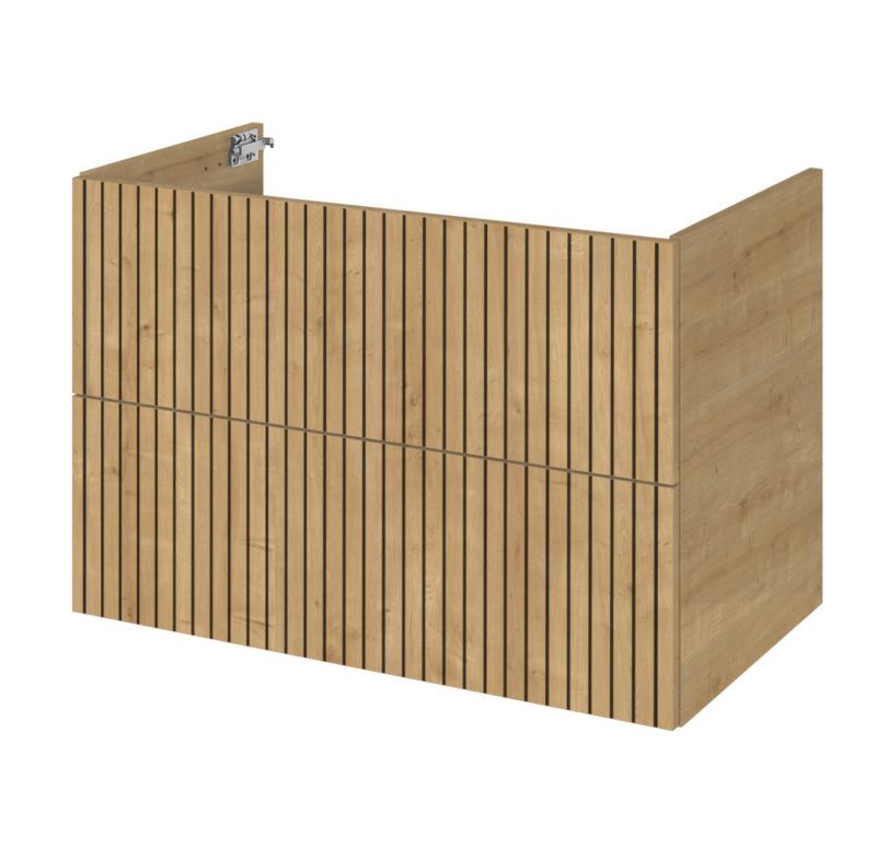 Szafka pod umywalkę Roca Style 80 cm wisząca Dąb Hamilton