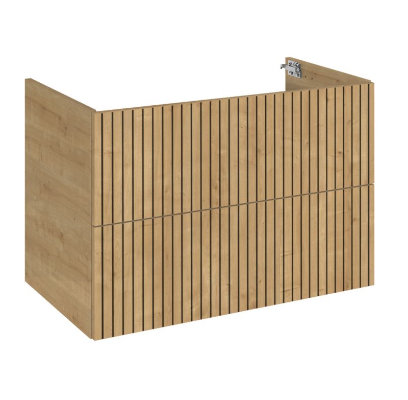 Szafka pod umywalkę Roca Style 80 cm wisząca Dąb Hamilton