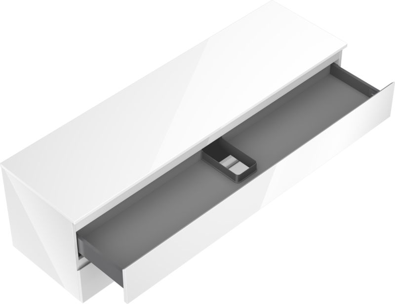 Szafka podumywalkowa Mexen Orio biały połysk 160 cm 2 szuflady 1 szt.