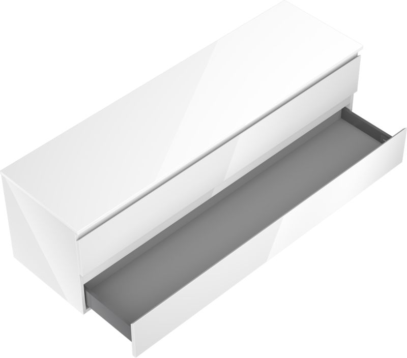 Szafka podumywalkowa Mexen Orio biały połysk 160 cm 2 szuflady 1 szt.
