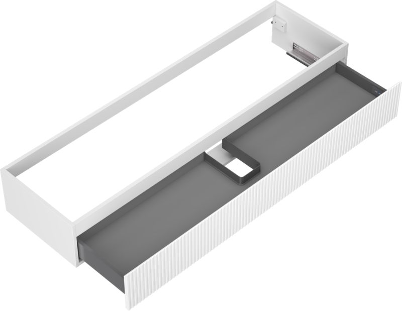 Szafka podumywalkowa Mexen Rivel biała mat 160 cm 1 szuflada 1 szt.