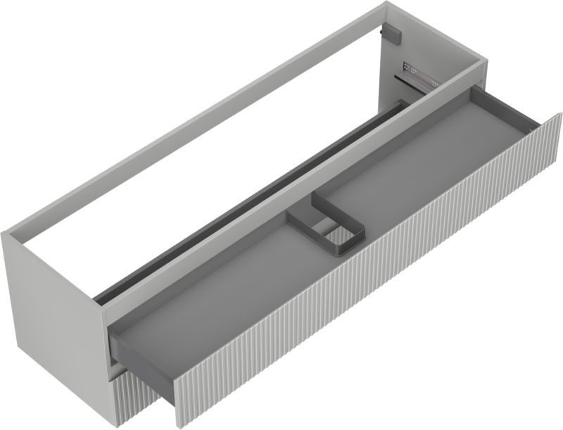 Szafka podumywalkowa Mexen Rivel szary mat 160 cm 2 szuflady 1 szt.