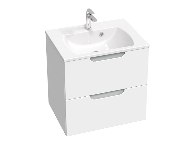 Szafka podumywalkowa z dwiema szufladami Ravak SD CLASSIC II N 700 biała/szara 1 szt