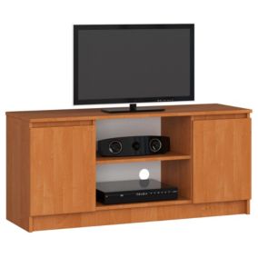 Szafka RTV Akord Olcha 120 cm 2 drzwi kolor Olcha mat 2 półki 120x40x55 cm 1 szt.
