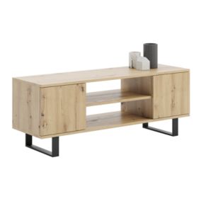Szafka RTV Kobi Focus 135 cm - loft Dąb artisan 1 szt.