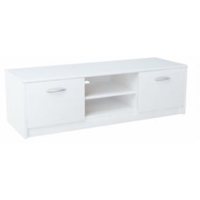 Szafka rtv Matkam stolik 120 cm 2DC Rob biały 1 szt.