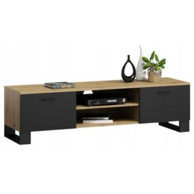 Szafka rtv Matkam szafka KLARA 120 cm Per artisan-czarny 1 szt.