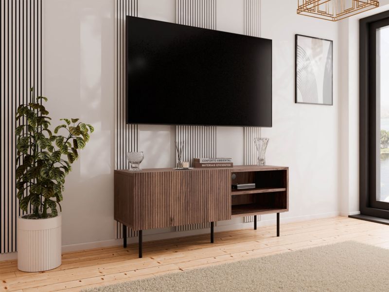 Szafka RTV MIRJAN 24 Tacos 150 2D orzech warmia 1 szt.