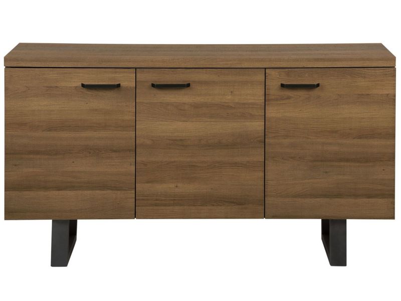 Szafka trzydrzwiowa ciemne drewno Timber 1 szt.