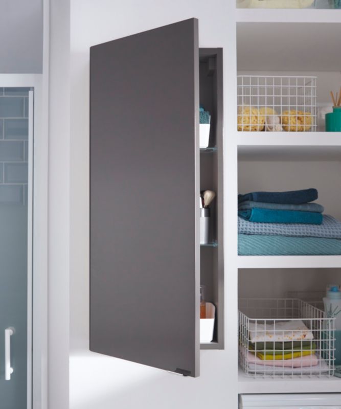 Szafka wisząca GoodHome Imandra 40 x 90 x 15 cm antracyt
