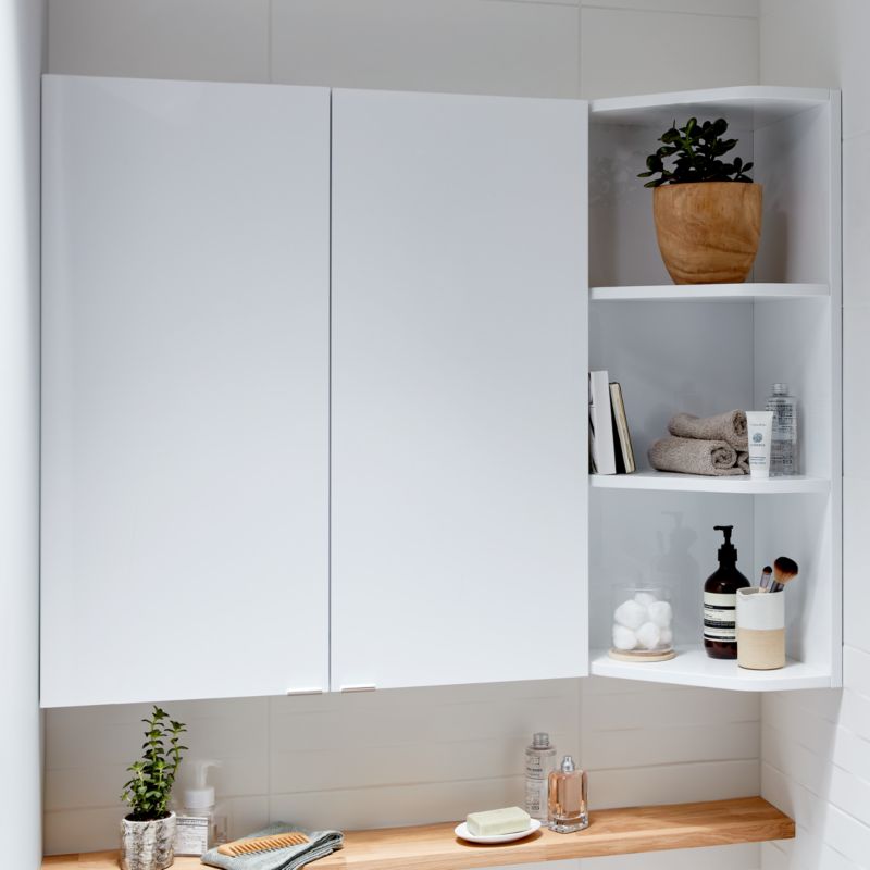 Szafka wisząca GoodHome Imandra 40 x 90 x 15 cm biała