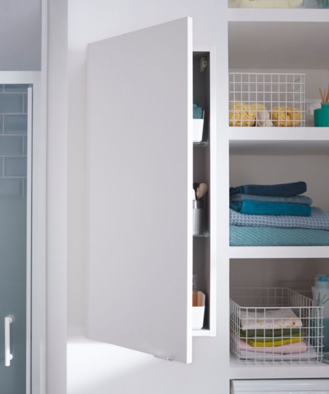 Szafka wisząca GoodHome Imandra 40 x 90 x 15 cm biała
