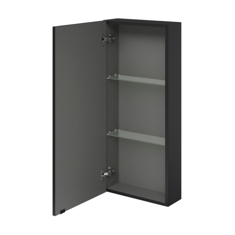 Szafka wisząca GoodHome Imandra 40 x 90 x 15 cm czarny mat