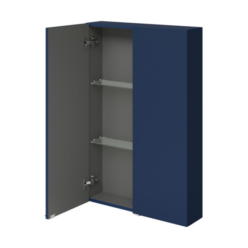 Szafka wisząca GoodHome Imandra 60 x 90 x 15 cm granatowy mat
