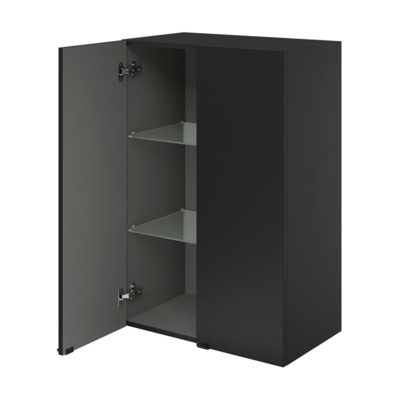 Szafka wisząca GoodHome Imandra 60 x 90 x 36 cm czarny mat
