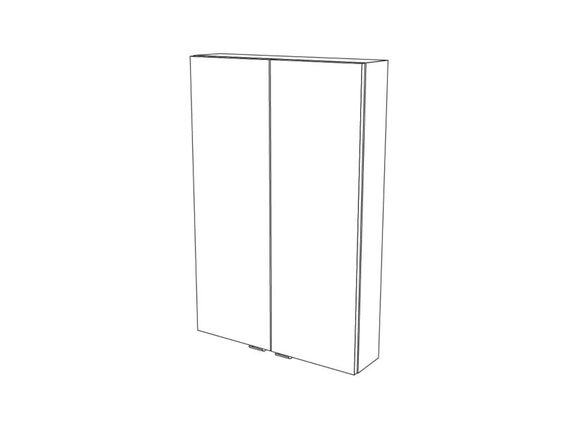 Szafka z lustrem GoodHome Imandra 60 x 90 x 15 cm