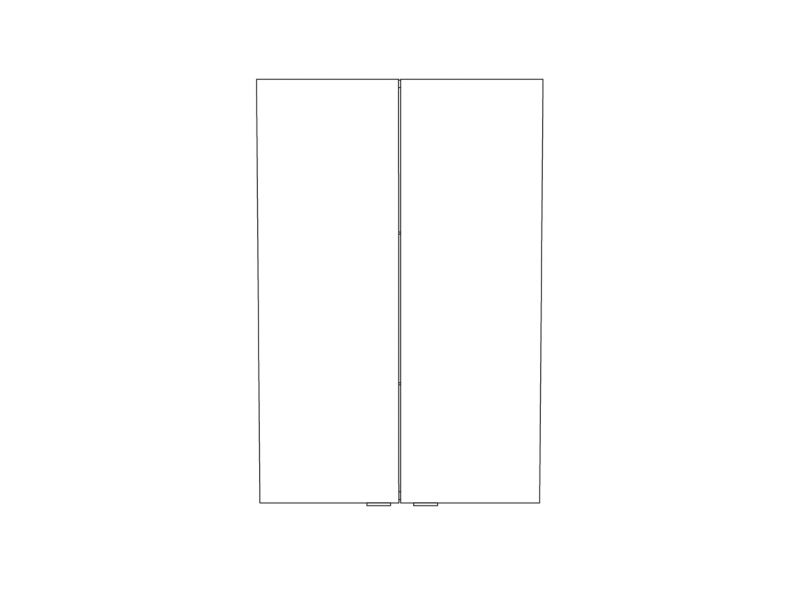 Szafka z lustrem GoodHome Imandra 60 x 90 x 15 cm