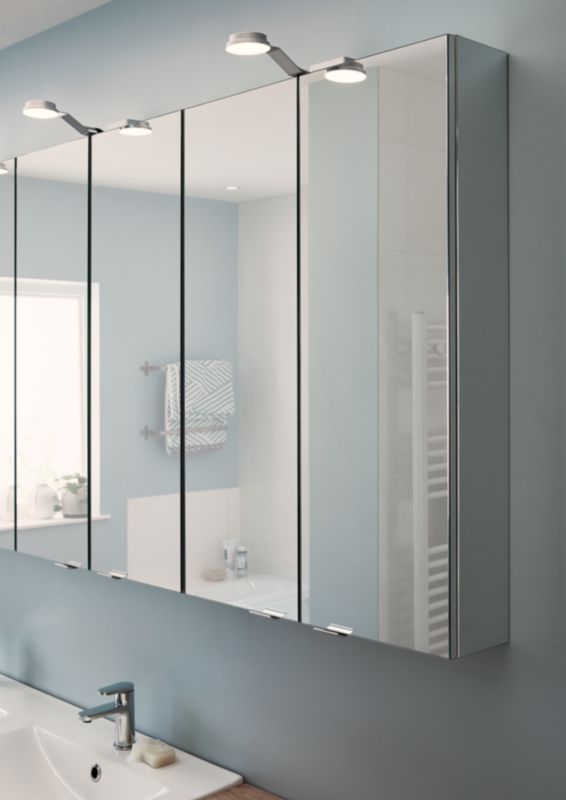 Szafka z lustrem GoodHome Imandra 60 x 90 x 15 cm