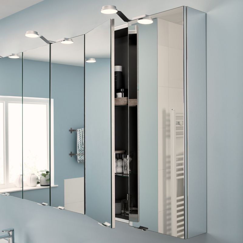 Szafka z lustrem GoodHome Imandra 60 x 90 x 15 cm