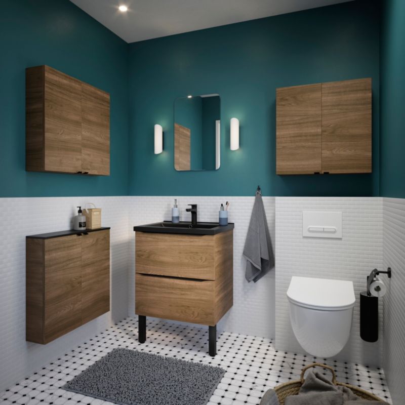 Szafka z lustrem GoodHome Imandra 60 x 90 x 15 cm
