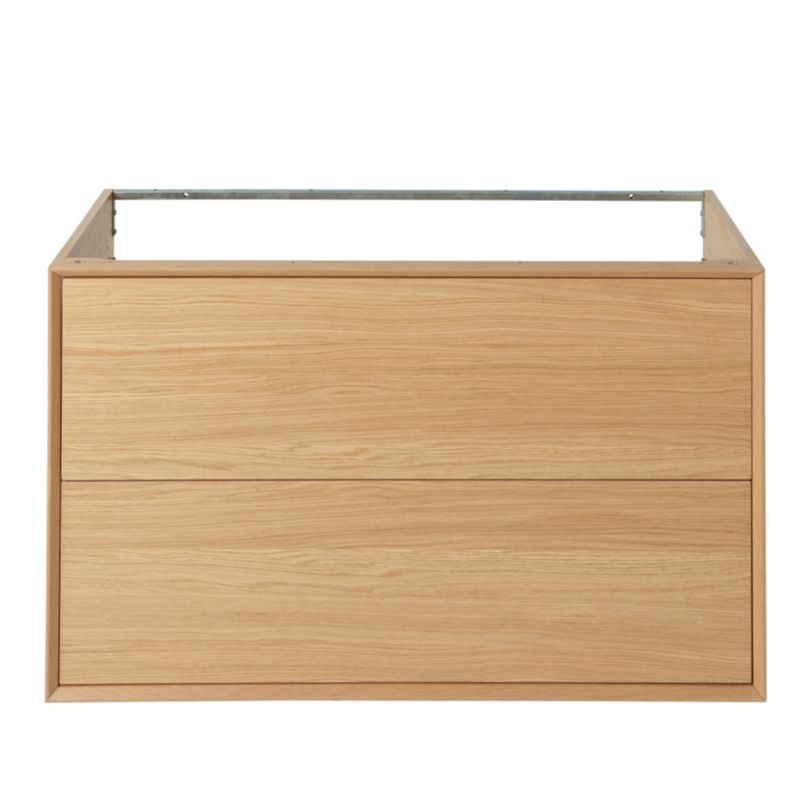 Szafka z szufladami pod umywalkę GoodHome Avela 100 cm drewno