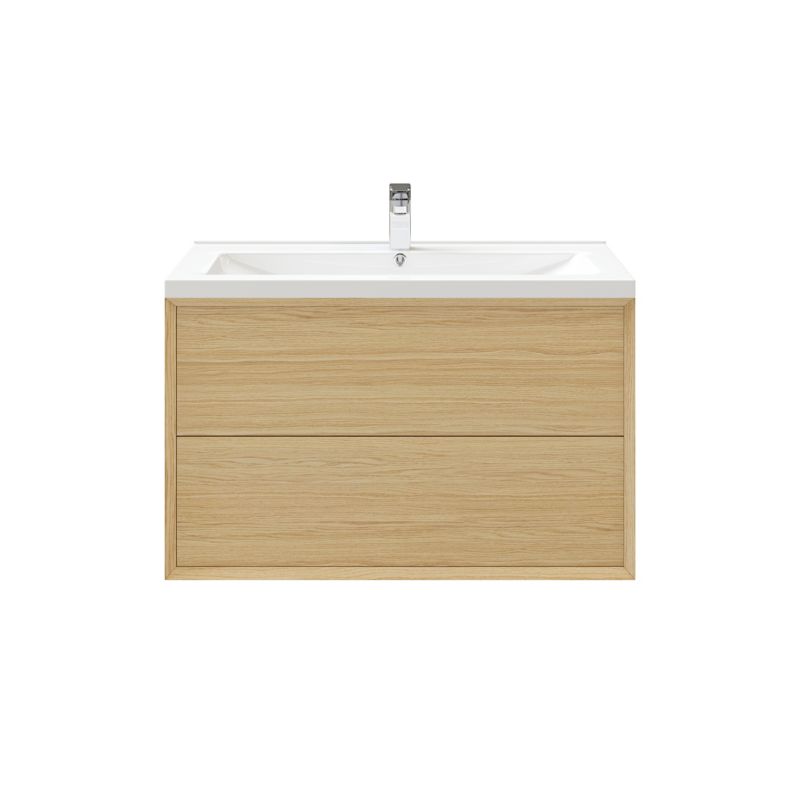 Szafka z szufladami pod umywalkę GoodHome Avela 100 cm drewno