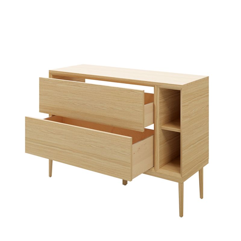 Szafka z szufladami pod umywalkę GoodHome Avela 100 cm drewno