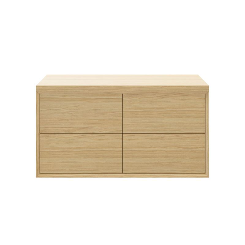Szafka z szufladami pod umywalkę GoodHome Avela 120 cm drewno